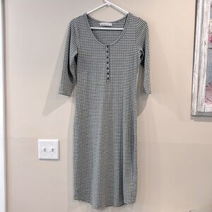 chinese dress ladies Sand Richelieu Euroflax™ Premium Linen Midi Dress – FARM Rio main image 1